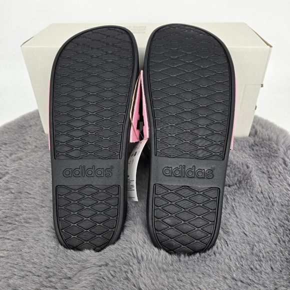 New adidas Adilette Comfort Slides True Pink Core Black Men\'s Shoes Size 11 main image 2